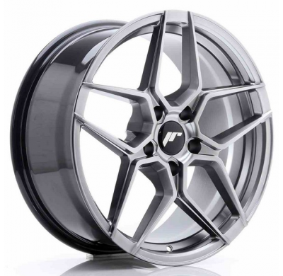 LLANTA JR Wheels JR34 18x8 ET42 5x112 Hyper Black JAPAN RACING