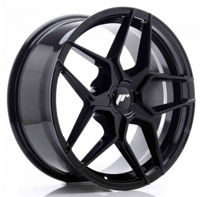 LLANTA JR Wheels JR34 18x8 ET20-42 5H BLANK Glossy Black JAPAN RACING