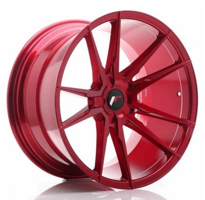 LLANTA JR Wheels JR21 20x11 ET20-30 5H BLANK Platinum Red JAPAN RACING