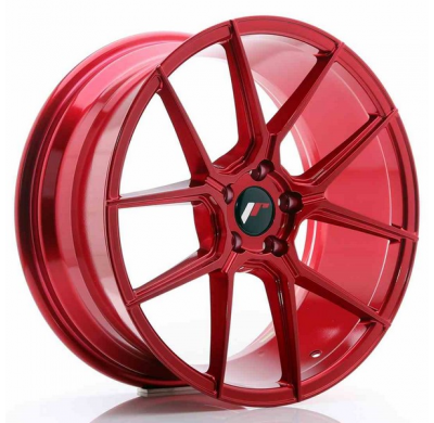 Llanta Jr Wheels Jr30 19x8,5 Et40 5x112 Platinum Red Japan Racing
