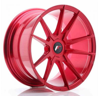 Llanta Jr Wheels Jr21 18x9,5 Et20-40 Blank Platinum Red Japan Racing
