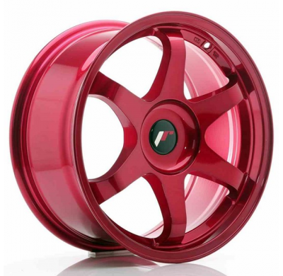 Llanta Jr Wheels Jr3 17x8 Et35 Blank Platinum Red Japan Racing