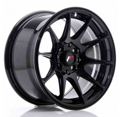 Llanta Jr Wheels Jr11 15x8 Et25 4x100/114 Glossy Black Japan Racing
