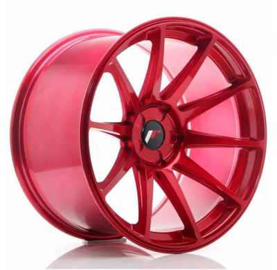 LLANTA JR Wheels JR11 19x11 ET25 5H Blank Platinum Red JAPAN RACING