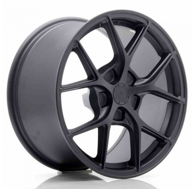 LLANTA JR Wheels SL01 17x9 ET20-50 5H BLANK Matt Gun Metal JAPAN RACING