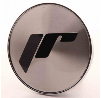 Adhesivo Para Capuchón C087 - Cromo + Letras Negras Japan Racing