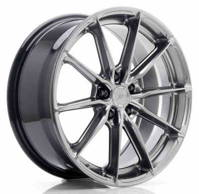 LLANTA JR Wheels JR37 18x8 ET35 5x112 Hyper Black JAPAN RACING