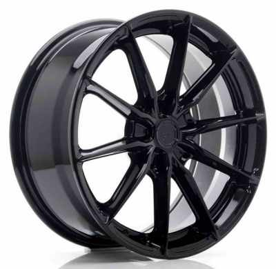 Llanta Jr Wheels Jr37 18x8 Et20-45 5h Blank Glossy Black Japan Racing
