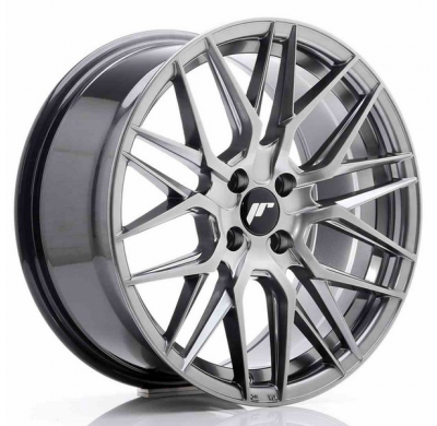 LLANTA JR Wheels JR28 17x8 ET40 4x108 Hyper Black JAPAN RACING