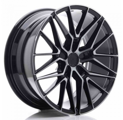 LLANTA JR Wheels JR38 19x8,5 ET35-45 5H BLANK Black Brushed w/Tinted Face JAPAN RACING