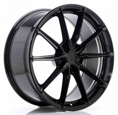 LLANTA JR Wheels JR37 20x9 ET35-45 5H BLANK Glossy Black JAPAN RACING
