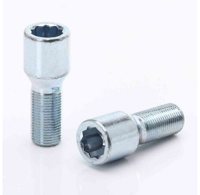 Juego De 10 Tornillos Estrella Plata 32mm 12x1,25 + Llave Japan Racing