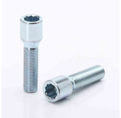 Juego De 10 Tornillos Estrella Plata 45mm 12x1,25 + Llave Japan Racing