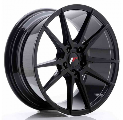 Llanta Jr Wheels Jr21 18x8,5 Et40 5x100 Glossy Black Japan Racing