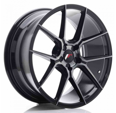 LLANTA JR Wheels JR30 19x8,5 ET35-42 5H BLANK Black Brushed w/Tinted Face JAPAN RACING