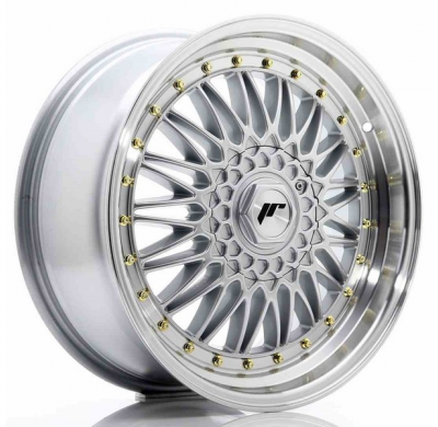LLANTA JR Wheels JR9 18x8 ET35 5x112/120 Silver w/Machined Lip JAPAN RACING