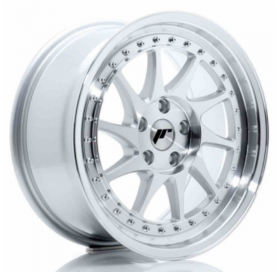 LLANTA JR Wheels JR26 17x8 ET35 5x112 Silver Machined Face JAPAN RACING