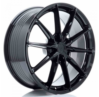 LLANTA JR Wheels JR37 21x10 ET10-64 5H BLANK Glossy Black JAPAN RACING