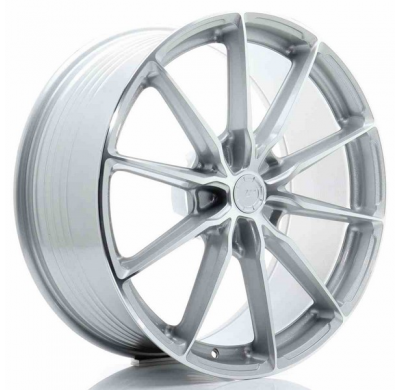 LLANTA JR Wheels JR37 21x10 ET10-64 5H BLANK Silver Machined JAPAN RACING