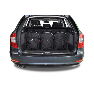 MALETAS ESPECIFICAS PARA SKODA SUPERB KOMBI 2010-2015 CONJUNTO DE BOLSAS DE COCHE 5 UNIDADES