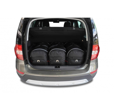 MALETAS ESPECIFICAS PARA SKODA YETI 2009-2017 CONJUNTO DE BOLSAS DE COCHE 3 UNIDADES