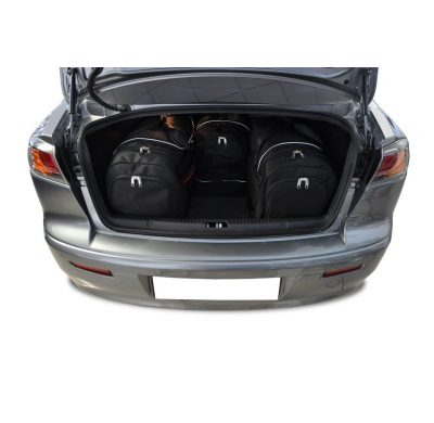 MALETAS ESPECIFICAS PARA MITSUBISHI LANCER LIMOUSINE 2007-2016 CONJUNTO DE BOLSAS 4 UNIDADES