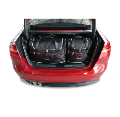 MALETAS ESPECIFICAS PARA JAGUAR XE 2015-2018 CONJUNTO DE BOLSAS DE COCHE 4 UNIDADES