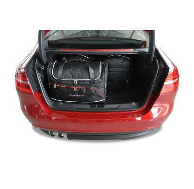 MALETAS ESPECIFICAS PARA JAGUAR XE 2015-2018 CONJUNTO DE BOLSAS DE COCHE 4 UNIDADES