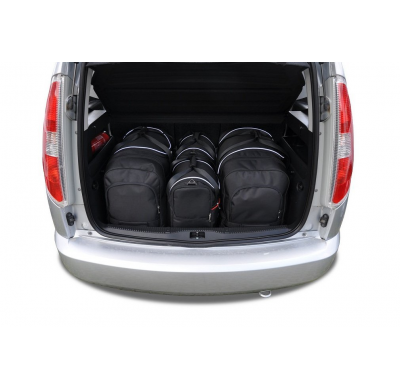MALETAS ESPECIFICAS PARA SKODA ROOMSTER 2006-2015 CONJUNTO DE BOLSAS DE COCHE 4 UNIDADES