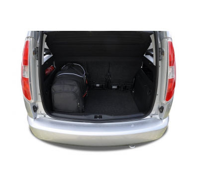 MALETAS ESPECIFICAS PARA SKODA ROOMSTER 2006-2015 CONJUNTO DE BOLSAS DE COCHE 4 UNIDADES
