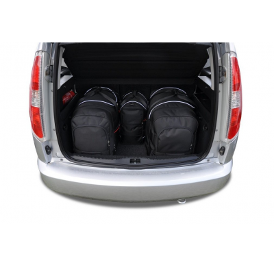 MALETAS ESPECIFICAS PARA SKODA ROOMSTER 2006-2015 CONJUNTO DE BOLSAS DE COCHE 4 UNIDADES