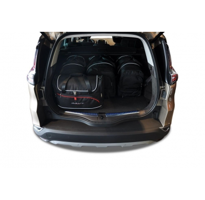 MALETAS ESPECIFICAS PARA RENAULT ESPACE 2014+ CONJUNTO DE BOLSAS DE COCHE 5 UNIDADES