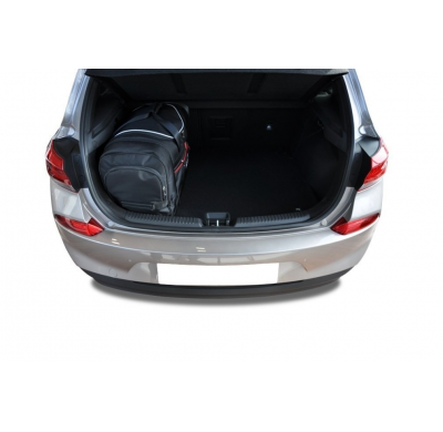 MALETAS ESPECIFICAS PARA HYUNDAI i30 HATCHBACK 2017+ CONJUNTO DE BOLSAS 4 UNIDADES