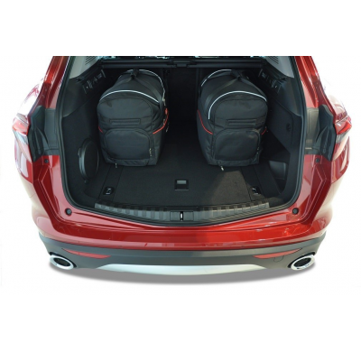 MALETAS ESPECIFICAS PARA ALFA ROMEO STELVIO 2017+ CONJUNTO DE BOLSAS 5 UNIDADES