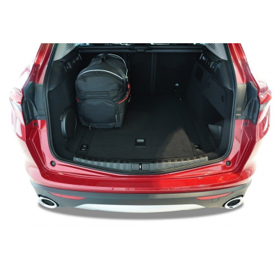 MALETAS ESPECIFICAS PARA ALFA ROMEO STELVIO 2017+ CONJUNTO DE BOLSAS 5 UNIDADES