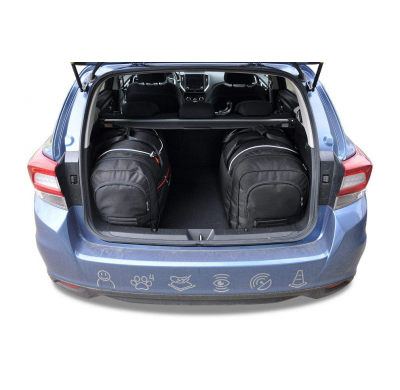 MALETAS ESPECIFICAS PARA SUBARU IMPREZA 2017+ CONJUNTO DE BOLSAS DE COCHE 4 UNIDADES