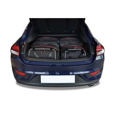 MALETAS ESPECIFICAS PARA HYUNDAI i30 FASTBACK 2017+ CONJUNTO DE BOLSAS 4 UNIDADES