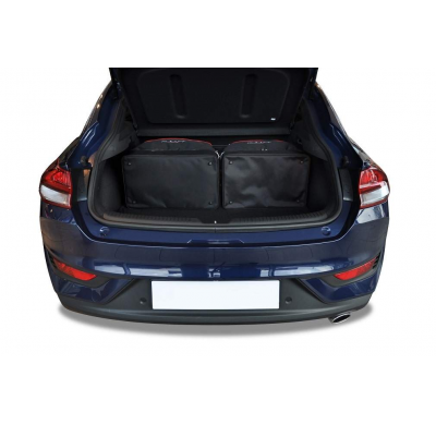 MALETAS ESPECIFICAS PARA HYUNDAI i30 FASTBACK 2017+ CONJUNTO DE BOLSAS 4 UNIDADES
