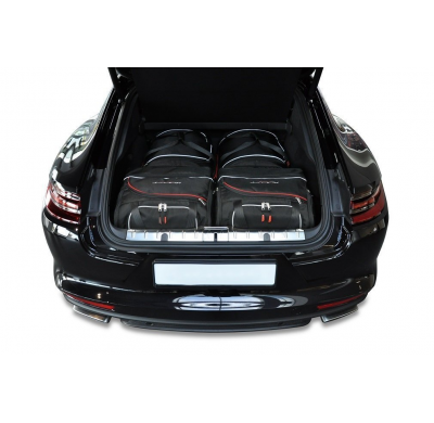 MALETAS ESPECIFICAS PARA PORSCHE PANAMERA E-HYBRID 2016+ CONJUNTO DE BOLSAS DE COCHE 4 UNIDADES