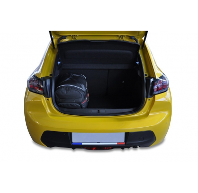 MALETAS ESPECIFICAS PARA PEUGEOT 208 HATCHBACK 2019+ CONJUNTO DE BOLSAS 3 UNIDADES