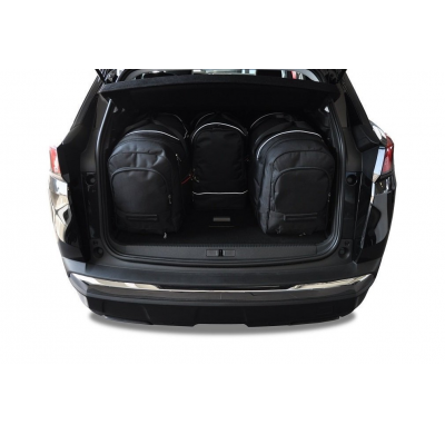 MALETAS ESPECIFICAS PARA PEUGEOT 3008 HYBRID PHEV 2019+ CONJUNTO DE BOLSAS 4 UNIDADES