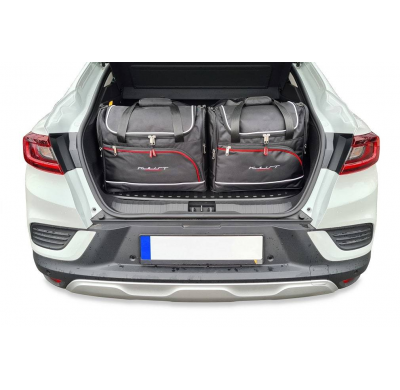 MALETAS ESPECIFICAS PARA RENAULT ARKANA HYBRID 2021+ CONJUNTO DE BOLSAS DE COCHE 4 UNIDADES