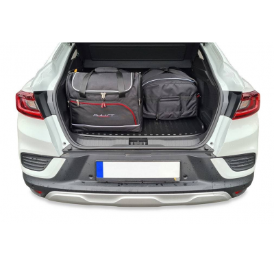 MALETAS ESPECIFICAS PARA RENAULT ARKANA HYBRID 2021+ CONJUNTO DE BOLSAS DE COCHE 4 UNIDADES