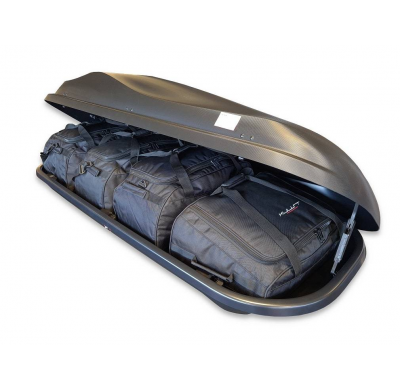 JUEGO DE BOLSAS KJUST COFRE DE TECHO 4PZS PARA TAURUS ADVENTURE 480