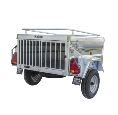 Remolque Doñana Perros Con Tapa Metálica Serie 2000 - Remolque De Carga Galvanizado