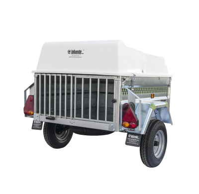 Remolque Doñana Perros Con Tapa Poliéster  Serie 2000 - Remolque De Carga Galvanizado