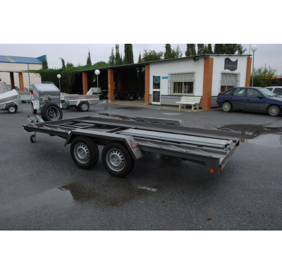 Remolque Porta Coches 1.600  Kg Serie Ecuestre Y Plataformas - Remolques Para Coches