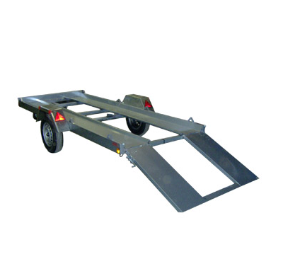 Remolque Plataforma Para Coches De Caballos Serie Ecuestre Y Plataformas - Remolques Para Caballos