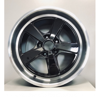 Llanta Replica Porsche  170c  Youngtimer  8,5x19  5x130  Et 56  71,6 Gloss Black Polished Lip