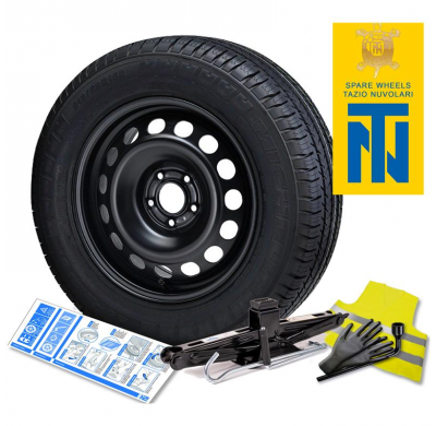 KIT RUOTA DI SCORTA  JEEP Gladiator Año: 2019 Tipo: JT   '16 NUV RS00004 - 245/65R18 (Medidas: 78X78X25) (DEMO/DA) Accessori Inc